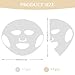 EXEXIUO 2Pcs Sheets Silicone Face Mask Holder Reusable Mask Cover, Anti-Wrinkle Moisturizing 3D Facial Mask Cover Prevent Evaporation Falling Skincare Beauty Spa for Women Men (Transparent, Gold)