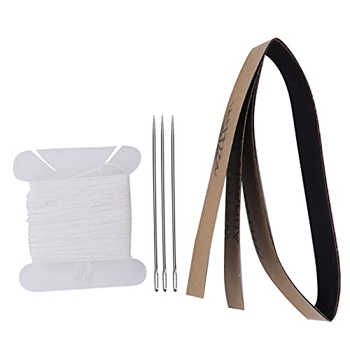 Kit de bolsa semiacabada de cuero para aprender manualidades sin cortar mal 8