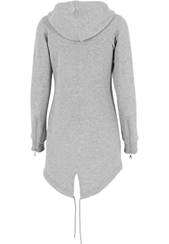 Urban Classics Damen Jacke Sweat Parka, Grau, XL, TB1075-00111-0054