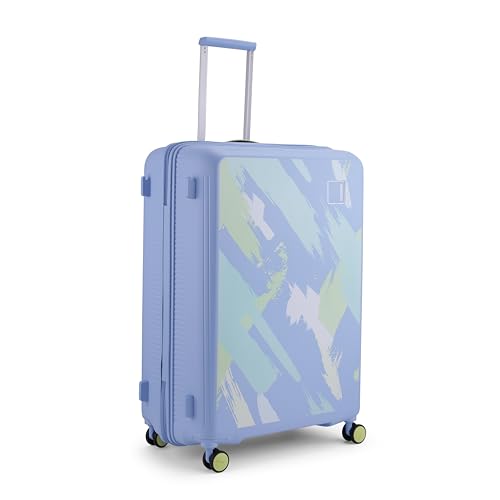 Image of American Tourister with TSA Lock & 8 Wheels Suitcase /Hard PC Check-in Luggage Bag for Travel /Trolley Bag with Double 8 Spinner Wheels for Men & Women