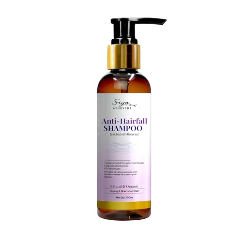 Image of Siya Ayurveda Anti-Hairfall Shampoo Enriched With Redensyl For Damaged Hair, Intensive Repair, Nourishing Care Sulphate & Paraben Free Hair Fall Shampoo