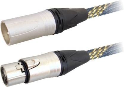 Image of MX xlr male to female microphone cable wire 3 pin mic cable microphone cord wire mic cable 5 meter for Guitar Audio Speaker Cable Multicolor (Xlr Male to Female Cable(Nylon Mesh), 3 MTR)