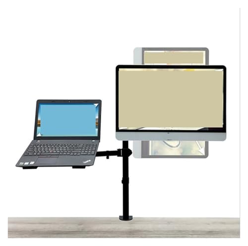 Support écran double M074 pour soulager les douleurs de dos au bureau - 2