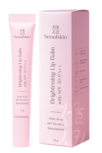 Image of Seoulskin Lip Balm SPF 50 PA++ | Brightening Lip Care for Pigmented Lips | Tinted Hydrating Formula | Kojic Acid & Niacinamide | Non-Sticky | Sun Protection | For Women | 10g