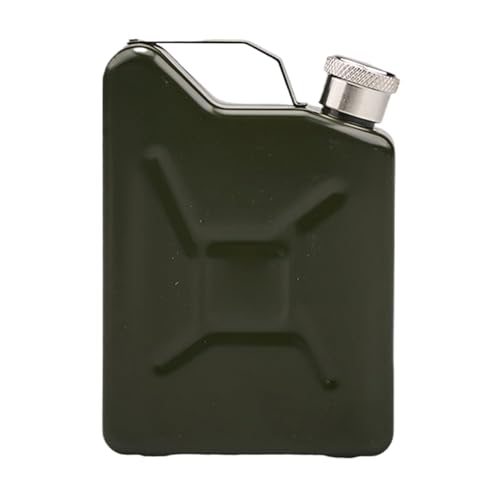Tktouci Frasco Para Hombre | Frasco Bolsillo | 150 ml Acero Inoxidable A Prueba de Fugas Recipiente para Whisky para Camping, Uso Diario, Hombres, Aire Libre, Trekking, Senderismo, Mayores, Gimnasio,