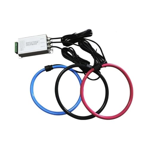 Sensor de corriente Rogowski de 21cm y bobina flexible de 10A a 200kA con salida 0-5Vac 2