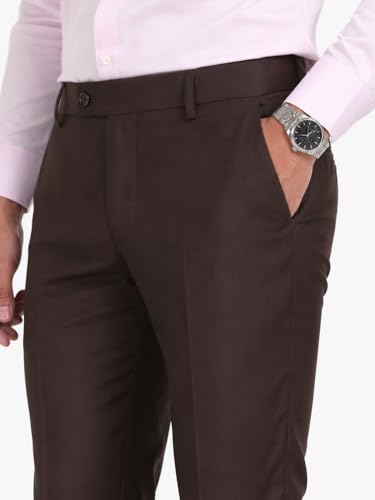 Image of SUNPOINT Formal Pants for Men Office Wear - Premium Regular Fit Formal Trouser for Men, Boys, Gents Bottom Formal wear for Office Meeting, Party, Gathering, Wedding