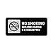 No Smoking Sign by GDS - ADA Compliant, with Raised Icons and Lettering- Includes Adhesive Strips for Easy Installation 7