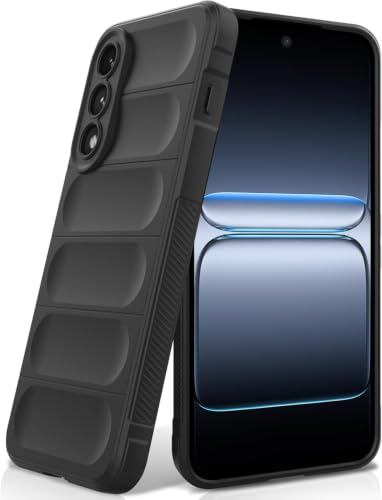 Image of ShieldTech AirGuard Series Back Cover Case for OnePlus Nord 5 5G | Microfiber Lining | Airbag Cushion Drop Protection | Shockproof Silicone Back Cover Case | Anti Slip Grip - Black for OnePlus Nord 5