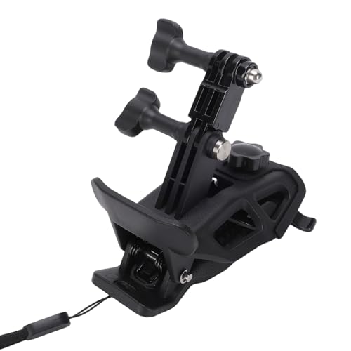 Soporte para la barbilla de casco Bewinner con abrazadera ajustable de ABS para cámaras de acción 2