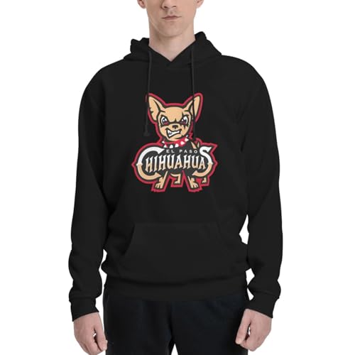 El Paso Chihuahuas Men'S Fleece Hoodie Sweatshirt Winter Casual Pullover With Pockets Hoodies