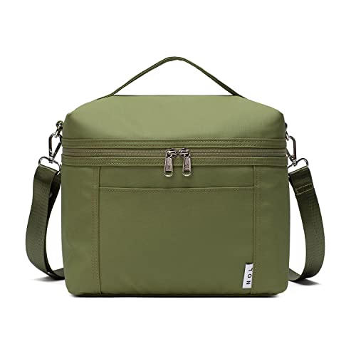 Image of NOL Natural Organic Lifestyle Insulated Lunch Bags for Women Cooler Bag Lightweight Nylon Waterproof Lunch Box For Work