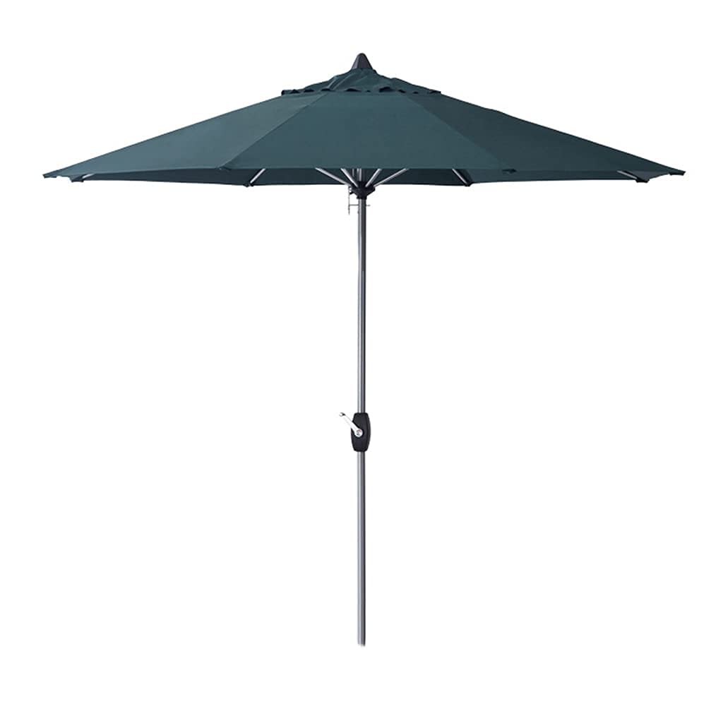 HCZKIUJY Outdoor Umbrella,250cm Sun Protection Waterproof Aluminium Pole Sun Parasol with Crank,Garden Parasol for Patio Beach Pool Umbrellas