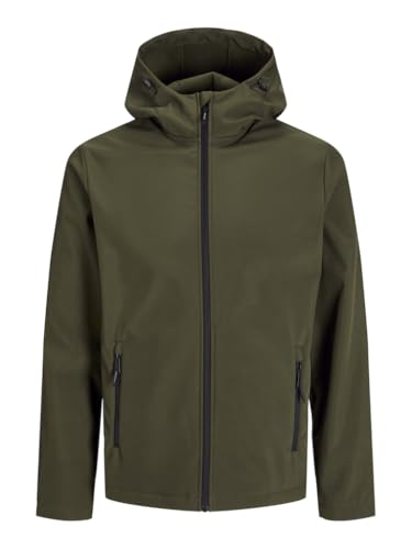 JJ REBEL Herren Jrebliam Softshell Jacket Jacke, Forest Night, M
