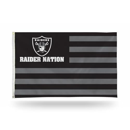 Drapeau Las Vegas Raiders Nation Rico Industries mini pavillon à œillets