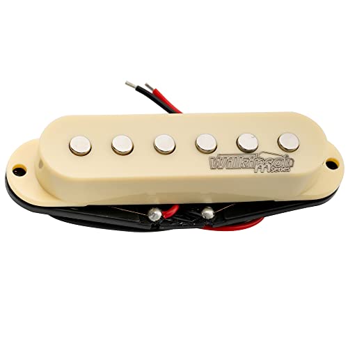 Wilkinson High Output Ceramic Single Coil Middle Pickup for Strat Style Electric Guitar Cream