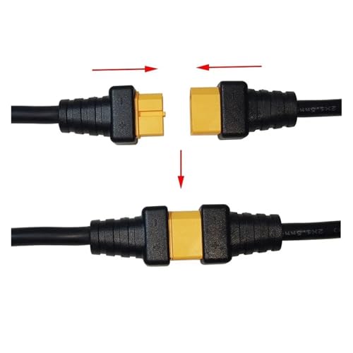 Cable conector XT60 a DC 5521 macho y hembra para carga de baterias de radiocontrol 7