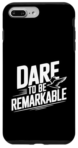 Dare to Be Remarkable �C���X�s���[�V�������p �X�}�z�P�[�X iPhone 7 Plus/8 Plus �p