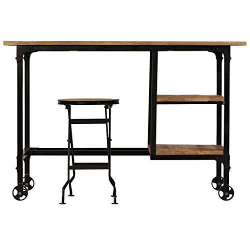 Meuble de bureau compact avec rangement pour optimiser l'espace