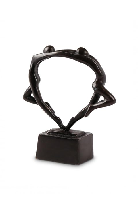 Mini-urne en bronze Seul mais Pas Solitaire pour commémoration à la maison