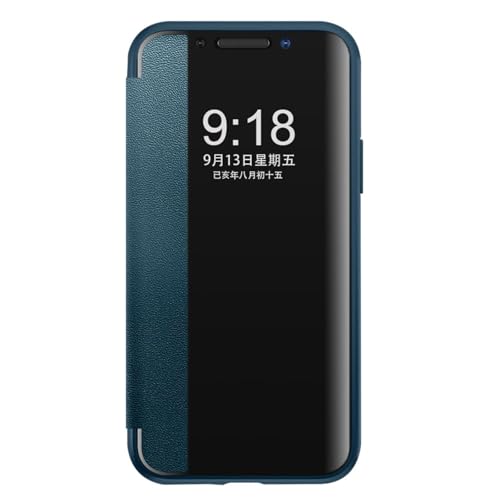 Étui cuir iPhone 16 vert idéal pour trajets et bureau nomade