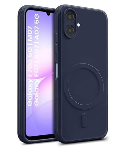 Image of WOW IMAGINE Back Case Cover for M17e 5G | F70e 5G | M07 | F07 | A07 5G | Soft Matte Silicone Case| Slim Fit & Shockproof | Camera Protection Bumper Cover (Black)