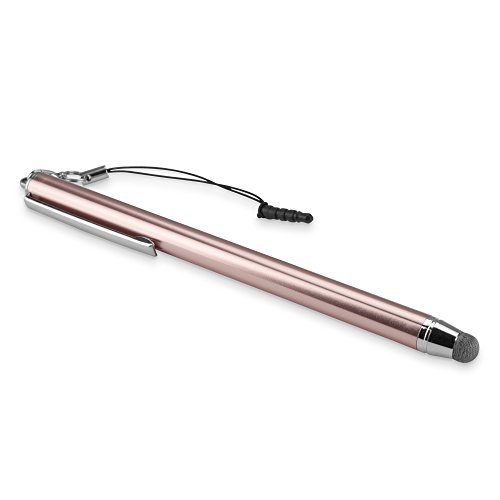 BoxWave EverTouch Slimline Capacitive Stylus with Replaceable Tip - Rose Gold, Stylus Pen for Smartphones and Tablets