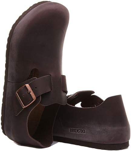 Image of Birkenstock Mens London Habana Waxy Leather Sandals 40 W EU R 166531