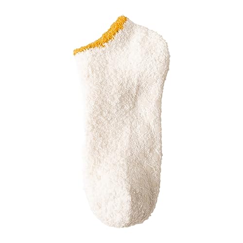 Luooli Christmas Socks Pack Thermal Socks for Womens Coral Fleece Socks Stripe Socks Colorful Lightweight Athletic Socks Casual Socks Winter Warm Socks Socks Womens Size 9-11 Black, White, One Size