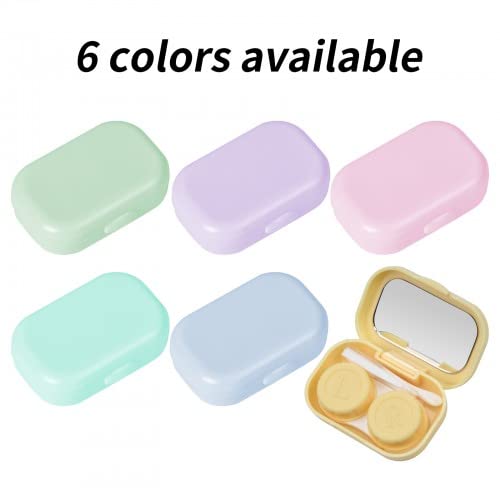 Cozlly 6 Pezzi Custodia per Lenti a Contatto
