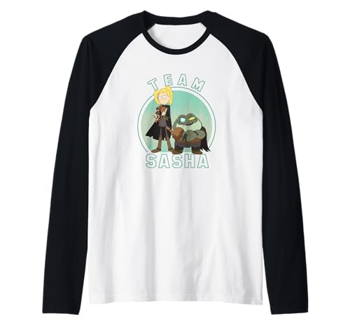 T-shirt baseball Amphibia Disney Channel confortable à manches raglan