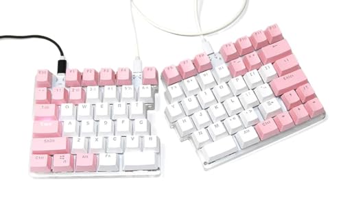 RGB �������J�j�J���L�[�{�[�h�L�b�g 78 �v���O�����\�Q�[�}�[�v���O���}�[�f�U�C�i�[ PC �g�p(Pink and White)