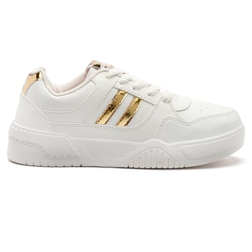 Image of ASIAN Women PARADISE-12 Casual Mid Top Sneakers,Stylish and Trendy Shoes with Laces for Women and Girls