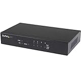 StarTech.com 5 Port Gigabit Ethernet Switch - PoE-Powered with 2x PSE/PoE Ports - Power over Ethernet Network Switch - PoE PD