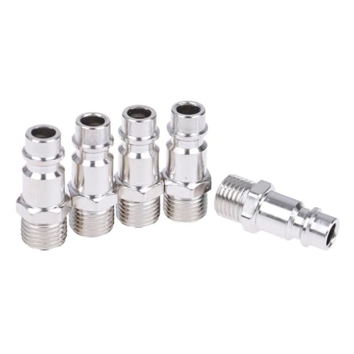 Conector de manguera de aire comprimido de 1/4 kit de acoples rapidos para compresor de aire de 5x 4