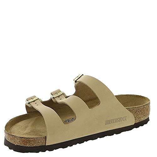 Birkenstock Women's Florida Fresh SFB Nubuck Sandcastle 37 R4