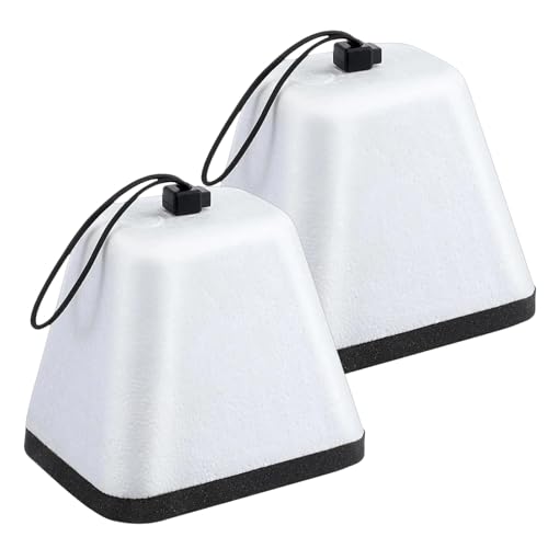 Grifo de agua exterior anticongelante – 2 fundas reutilizables | Aislamiento de doble capa – Cubierta para grifo de jardín, césped, patio trasero, de riego de granja