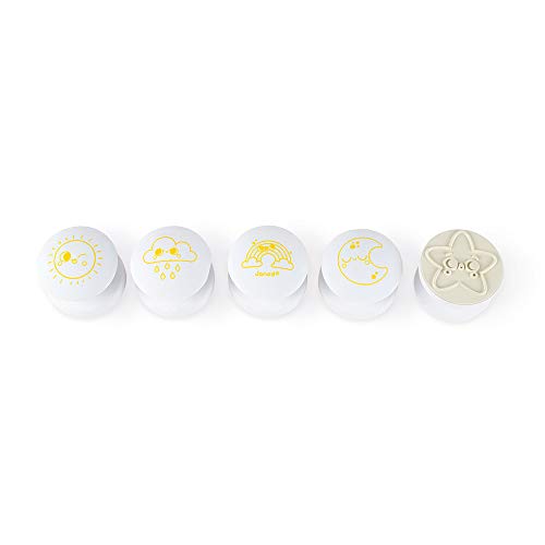 Janod - Stampinoo 5 Foam Stamps Set - Baby Dream