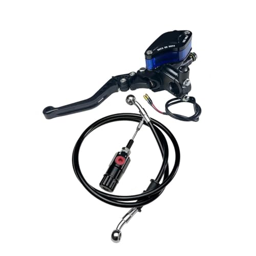 Leviers d'embrayage de frein de moto de scooter kit maître-cylindre hydraulique 14mm