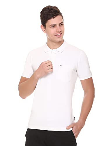 Image of Half Cotton Polo T Shirt for Man with Pocket - Regular Fit Mens Collar Tshirt