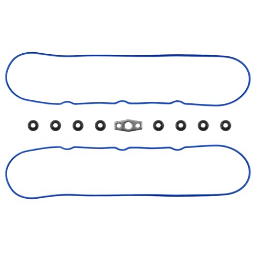 Image of Valve Cover Gasket Set fit for Chevy Silverado, Suburban, Tahoe, Trailblazer, GMC Sierra, Yukon, Envoy, Cadillac Escalade, for 4.8L 5.3L 6.0L 6.2L Ls, 12637683 VS50504R1