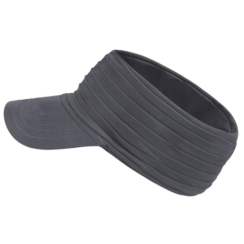 Image of Sports Sun Visor for Men Women UV Protection Lightweight Packable Stretchy Hats for Running, Tennis, Golf