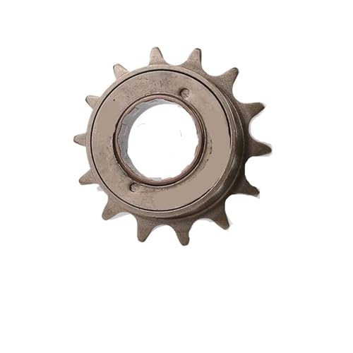 Genérico Bicicleta Plegable BMX 14T 16T 18T 20T 22T 24T Bicicleta tricímica Volante Libre de una Sola Velocidad(14T Brown)