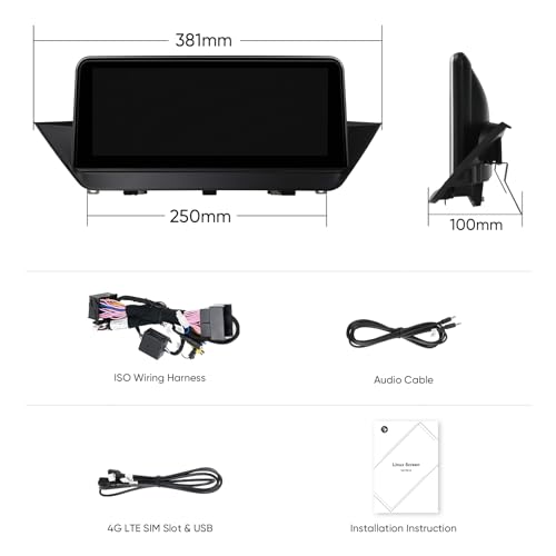 10.25 inch Touch Screen for BMW X1 E84 2009-2015 CIC System,Built-in Wireless Apple CarPlay Android Auto Bluetooth Upgrade Stereo Car Radio Retain Original Amplifer - image 7