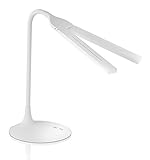 Turcom Flexlight Rechargeable LED Desk Lamp with Battery, Portable Reading Lamp, Adjustable Light Temperature and Intensity