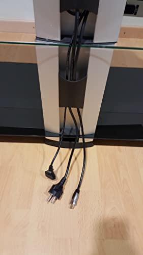 ROCO-Mueble-TV-con-Ruedas-110-cms-de-Ancho-y-2-estantes-Vidrio-TransparenteChasis-Color-Gris-Ref-M-1102-TG