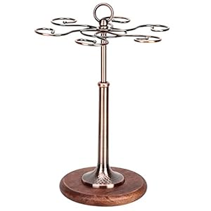 6 Flessen Wijnglas Rekken Wijnflessen Houder Rekken Aanrecht Ijzer Koper Wijnglas Houder Display Plank Organizer…