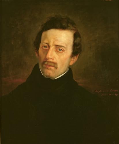 Cuadro de Jean Charles Langlois de Goffredo Cavaignac pintura lienzo decorativa 60x90cm