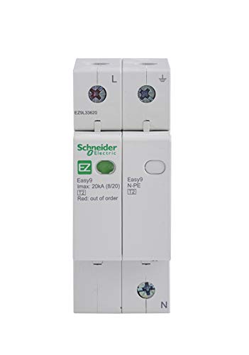 Schneider Ez9l33620 Parafoudre Easy9 Parafoudre 1p-n 20...