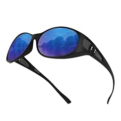 Matt Black/Blue Mirror